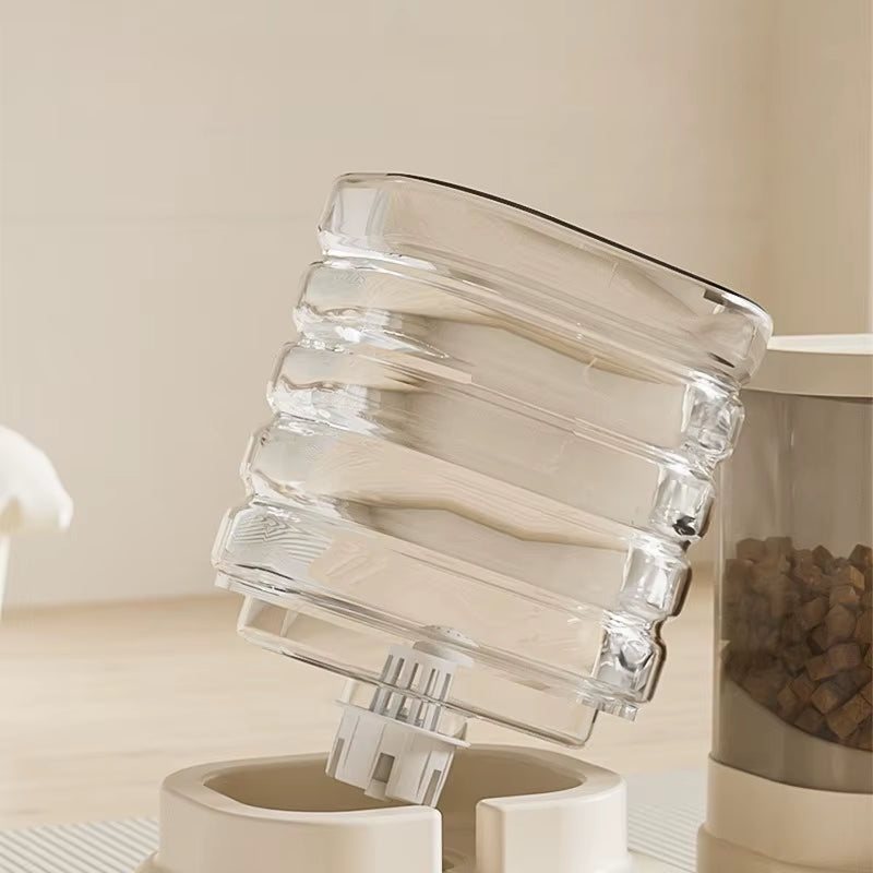 Gravity Pet Feeder and Water Dispenser Set Automatic Dog Feeder and Dog Water Dispenser for Dogs Cats Pets Animals Large Capaci